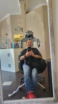 Interior of a luxury hair and beauty salon