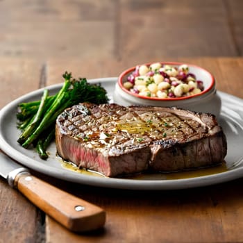 Ultimate Indulgence: Porterhouse Steak with Bone Marrow Butter