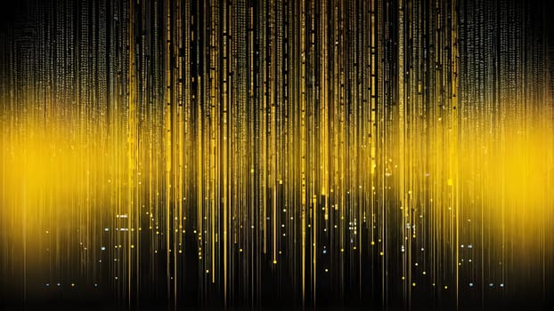 abstract animation of binary code cascading down like digital rain, representing data insights in monochromatic hues