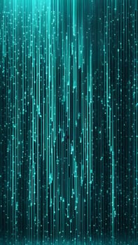 abstract animation of binary code cascading down like digital rain, representing data insights in monochromatic hues