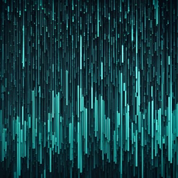 abstract animation of binary code cascading down like digital rain, representing data insights in monochromatic hues
