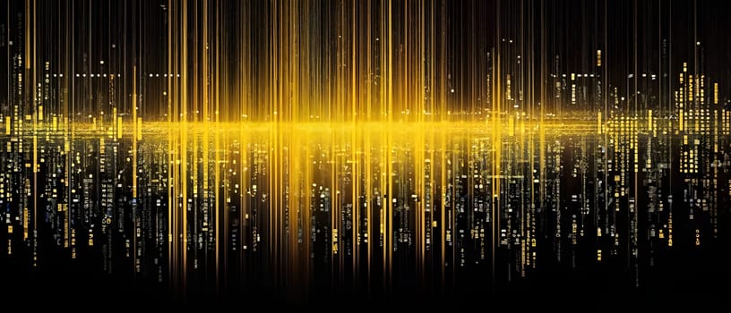 abstract animation of binary code cascading down like digital rain, representing data insights in monochromatic hues