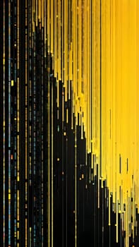 abstract animation of binary code cascading down like digital rain, representing data insights in monochromatic hues