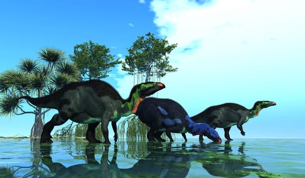 Camptosaurus is a genus of herbivorous dinosaurs from the Late Jurassic Period of western North America.