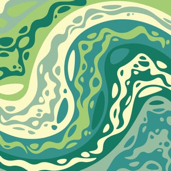 Abstract psychedelic groovy background. Vector illustration.
