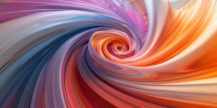 A vibrant abstract image featuring swirling waves of color, blending seamlessly to create a dynamic and energetic visual effect.