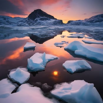 Midnight Magic: Laponia Illuminated by the Arctic Sun