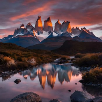 First Light on Patagonia’s Majestic Peaks: A Wilderness Awakens