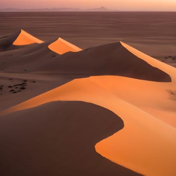 Namibia’s Majestic Dunes: A Warm Sunset Experience