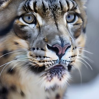 Cold Breath: Snow Leopard’s Whiskers