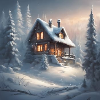 Silent Snowfall: Serenity in the Woods
