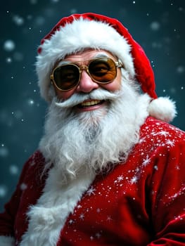 Portrait of the funny Santa