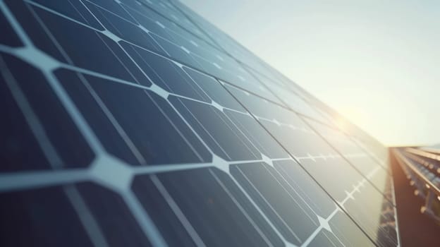 Solar panels. An ecological way to obtain energy.