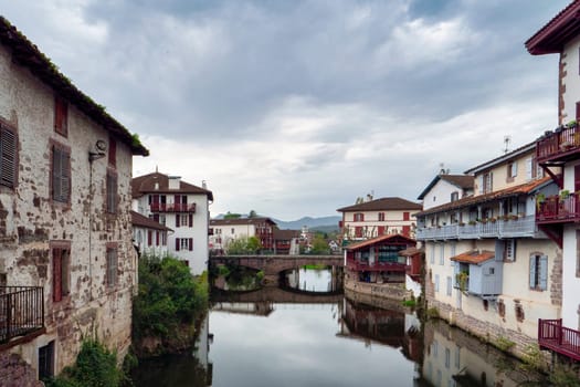A view of Saint Jean Pied de Port, Pyrenees, France