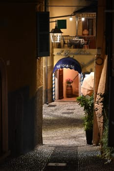 Gasse in Malcesine, abends