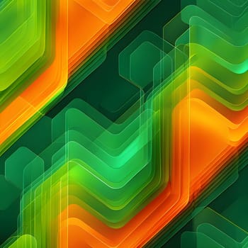 layers of translucent squares moving in a synchronized flow, resembling dynamic data visualization, AI generated