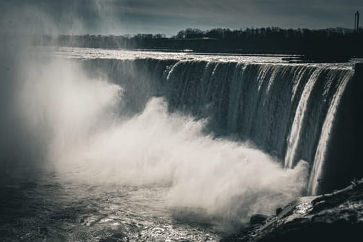 A waterfall surrounded by silence. Shooting Location: Toronto