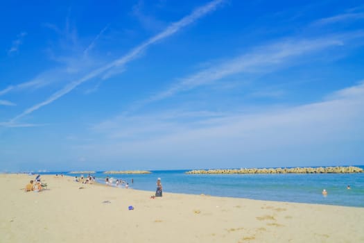 Arahama Beach (Wakabayashi -ku, Sendai City). Shooting Location: Sendai, Miyagi Prefecture