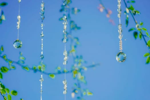 Image of summer sky and jewelry. Shooting Location: Nishi -ku, Yokohama