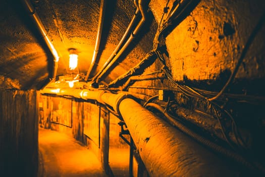 underground tunnel pipes. Shooting Location: Toronto