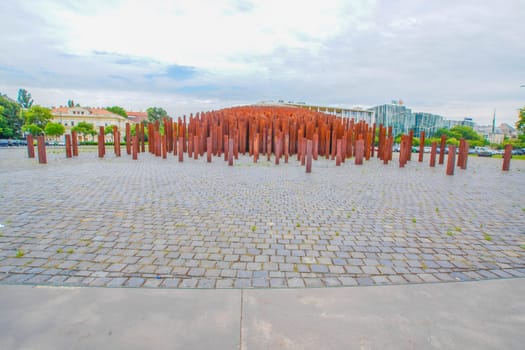 steel art structures. Shooting Location: Hungary, Budapest