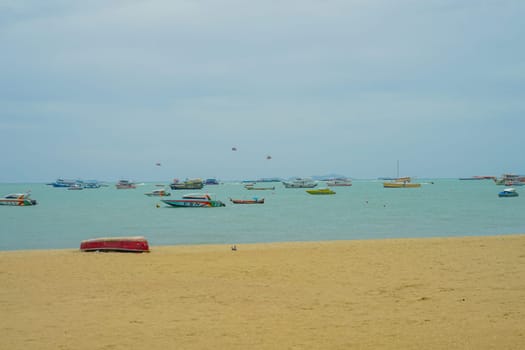 Pattaya beachside scenery. Shooting Location: Thailand, Pattaya