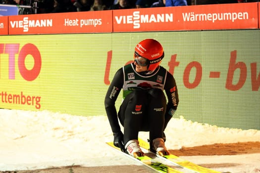 Karl Geiger (SC Oberstdorf) at the FIS Ski Jumping World Cup Individual Men in Neustadt