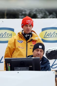 National coach Stefan Horngacher (ski jumping) at the FIS Ski Jumping World Cup Individual Men in Neustadt