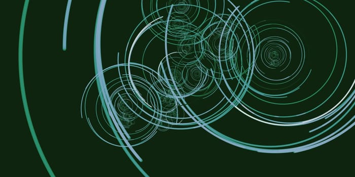 Science Technology Data as a Abstract Art