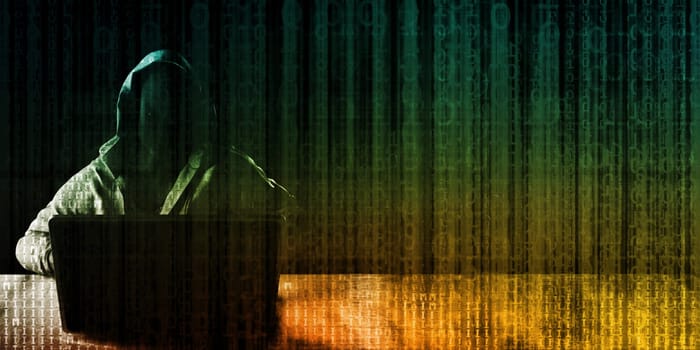 Data Theft and Fraud as a Digital Concept Abstract