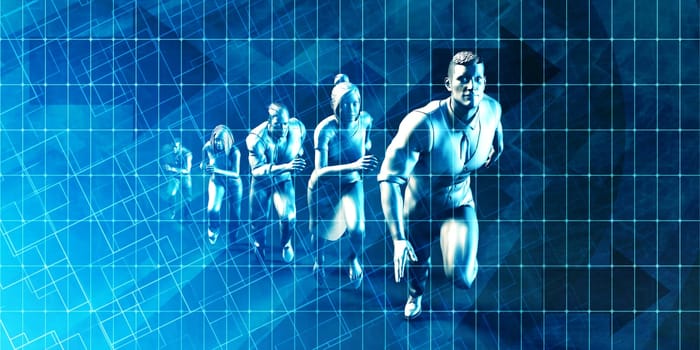 Business Startup Ready to Race Against the Competition