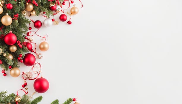 Merry Christmas And Happy Holidays As A White Greeting Card