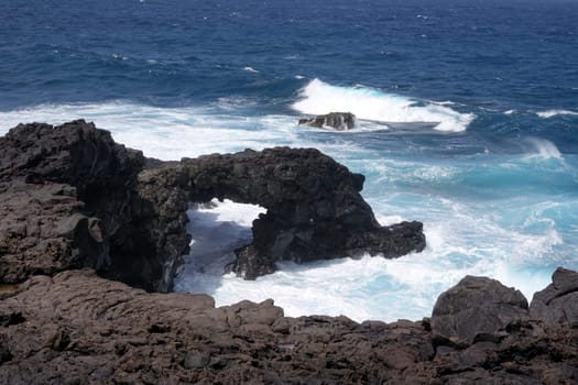 Felsenfenster bei El Golfo auf Lanzarote