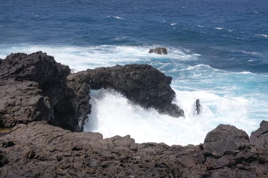 Felsenfenster bei El Golfo auf Lanzarote