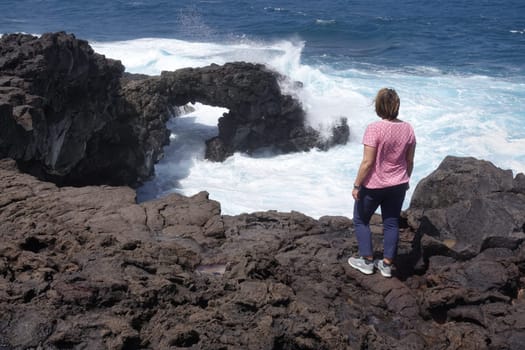 Felsenfenster bei El Golfo auf Lanzarote