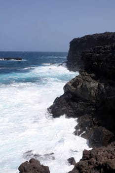 Kueste bei El Golfo, Lanzarote