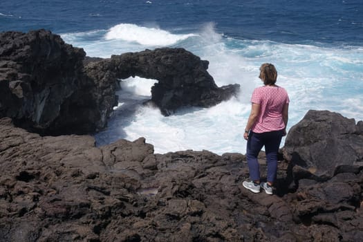 Felsenfenster bei El Golfo auf Lanzarote