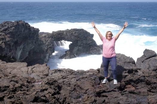 Felsenfenster bei El Golfo auf Lanzarote