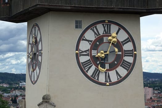 Uhr am Grazer Uhrturm