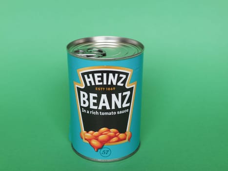 PITTSBURGH, USA - SEPTEMBER 12, 2024: Can of Heinz beanz
