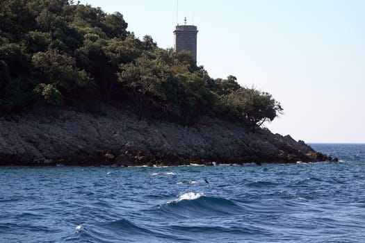 Leuchtturm auf Plavnik bei Krk