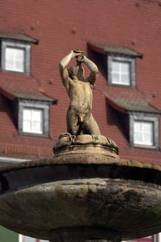 Brunnenfigur in Rudolstadt
