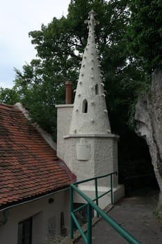 starcke-haeuschen auf dem Schlossberg in Graz