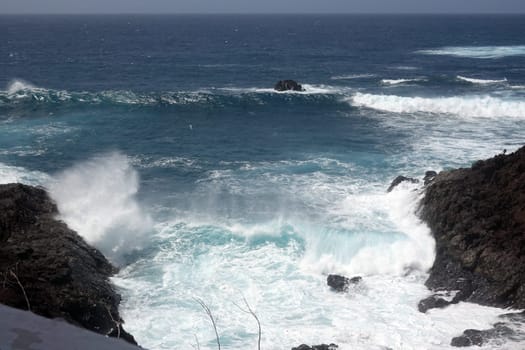 Kueste bei El Golfo, Lanzarote
