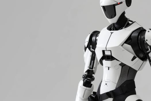 A highly detailed and intricate robotic arm mechanism, showcasing the advanced engineering and precision of modern robotics.