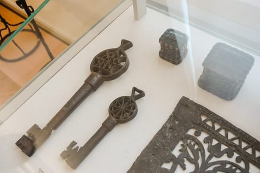Ancient keys to the chest. Museum exhibit