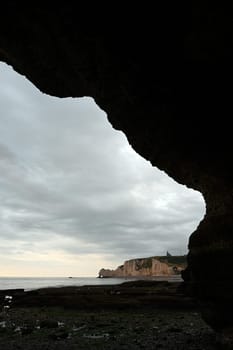 Hoehle bei Etretat