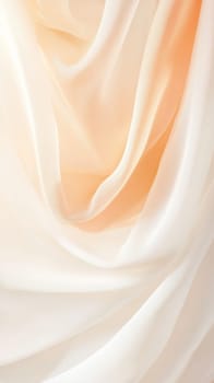 Soft pastel silk fabric folds elegant abstract background, AI generated