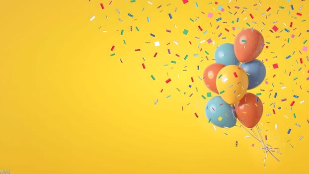 The colourful ballons image with very nice bacground
