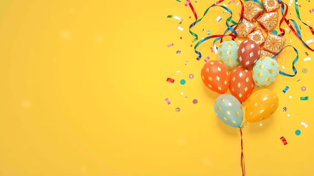The colourful ballons image with very nice bacground